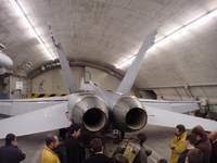 &eacute;chappement du F/A18Hornet