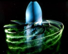 H&eacute;lice en soufflerie