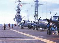 Corsairs sur un porte-avion