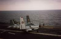 crusader vought F-8E avant le catapultage